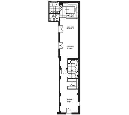 Floorplans - Unit 104